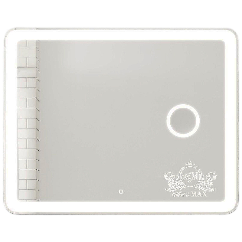 Зеркало Art&Max LATINA AM-Lat-1000-800-DS-F-X3 1000*800 мм (LED)