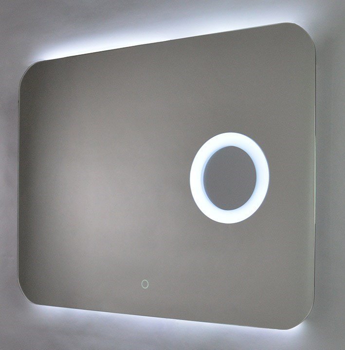 Зеркало Континент Elegant 1000х700 мм (LED, увеличительное зеркало)
