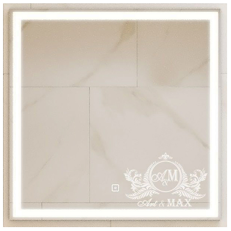 Зеркало Art&Max MONZA AM-Mon-600-600-DS-F 600*600 мм (LED)