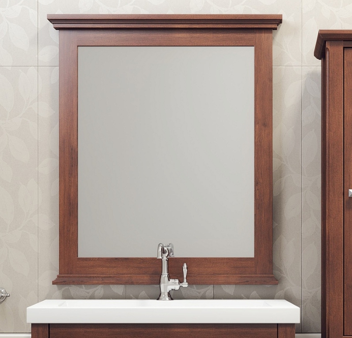 Зеркало Opadiris Палермо 00-00002352 80 см (светлый орех)