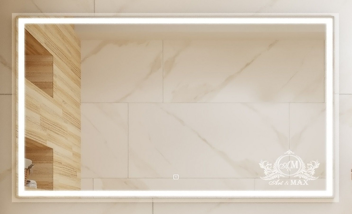 Зеркало Art&Max Monza AM-Mon-1400-800-DS-F 1400*800 мм (LED)