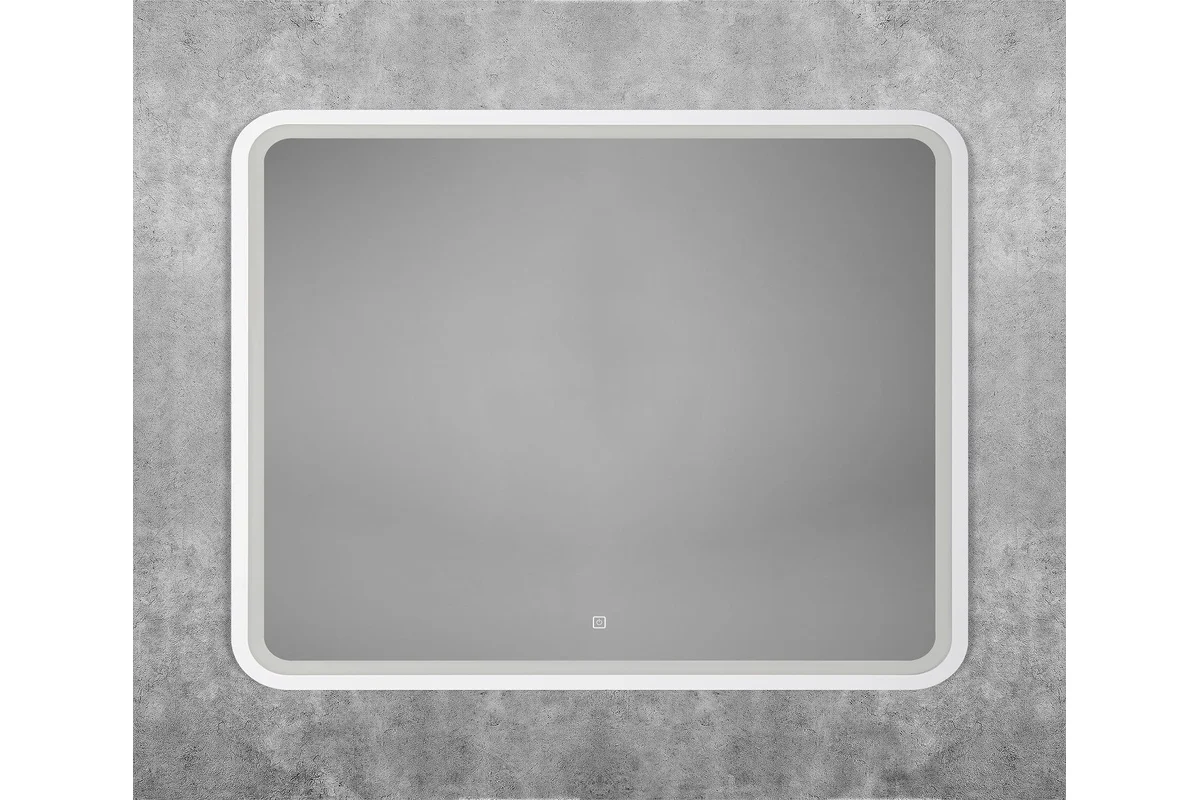 Зеркало Art&Max Livorno AM-Gen-900-800-DS-F-White 900*800 мм (LED) белый