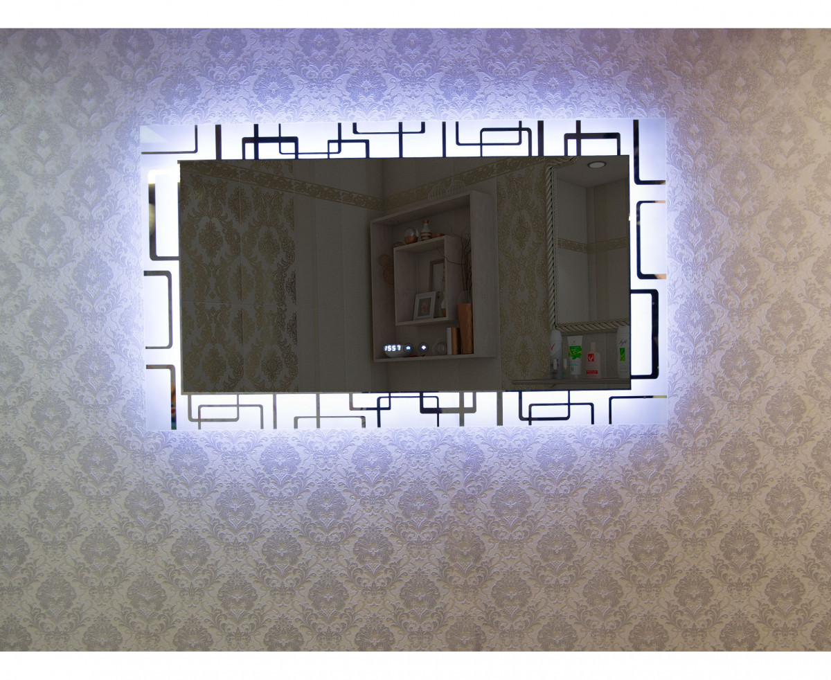 Зеркало Deto EM-120 700*1200 мм с LED подсветкой