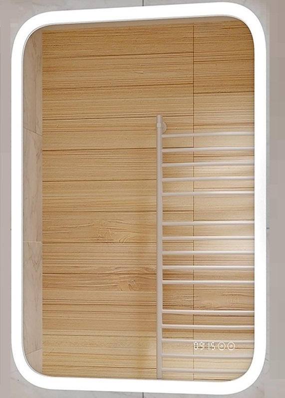 Зеркало Континент Glamour ЗЛП264 600*800 мм (LED, подогрев, часы)