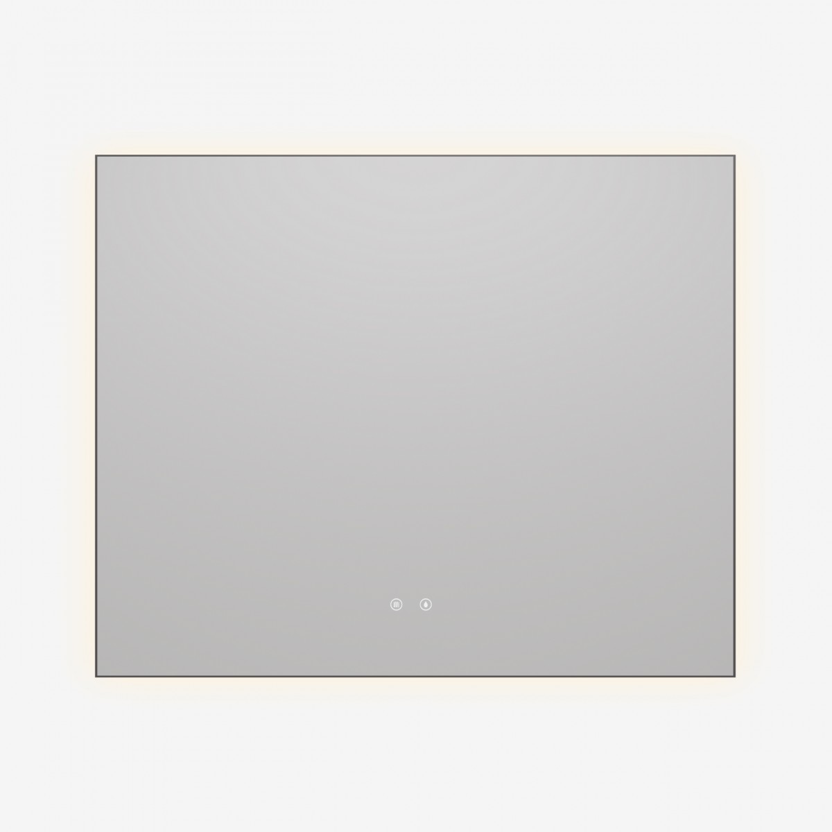 Зеркало Vincea VLM-4F100GM-2 1000*800 мм (LED, подогрев) вороненая сталь