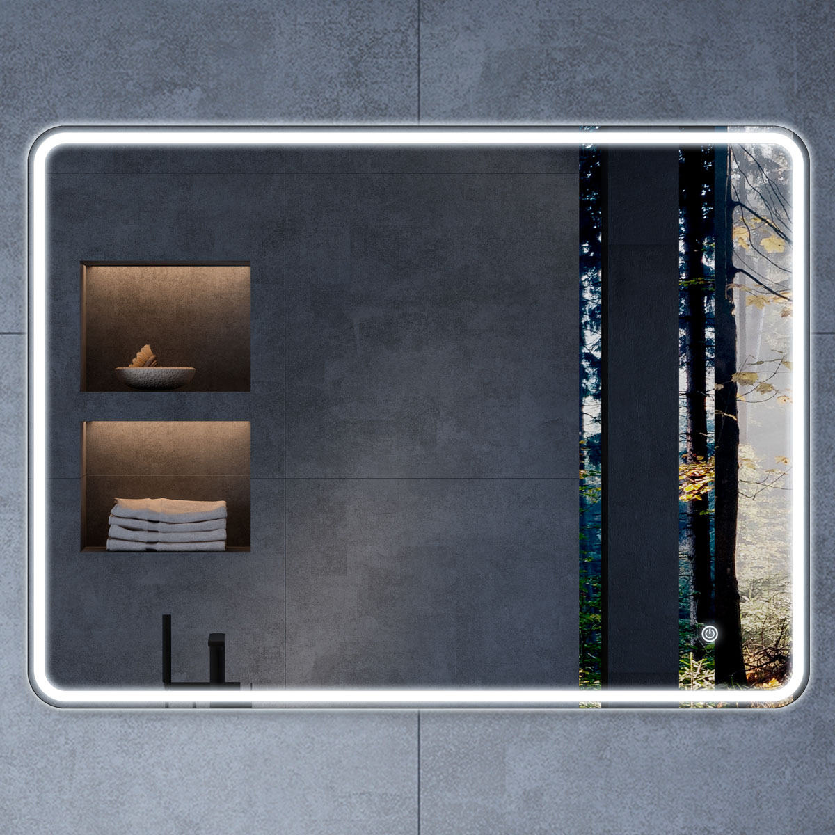 Зеркало Vincea VLM-3VC1007 1000*700 мм (LED)