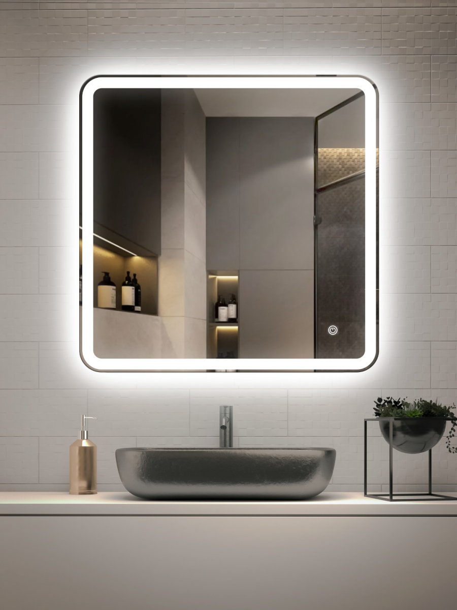 Зеркало Vincea VLM-3VC8008 800*800 мм (LED)