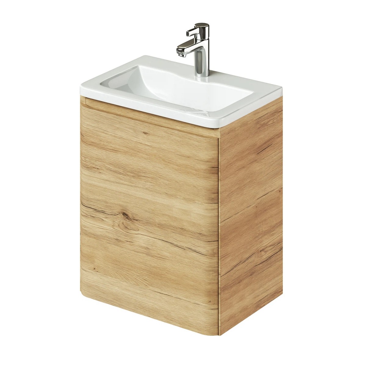 Тумба с раковиной Итана Roberto 4657825877780 50 см (дуб мавелла голд) подвесная