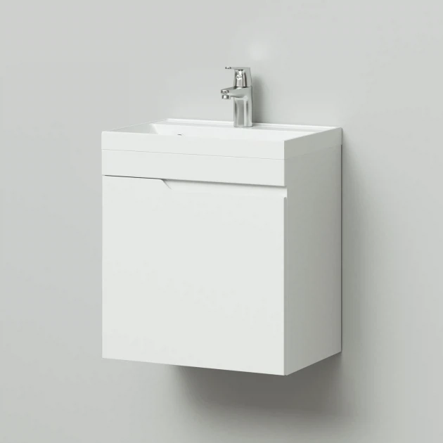 Тумба с раковиной Итана Alexa 4656755759012 50 см (белый) подвесная L