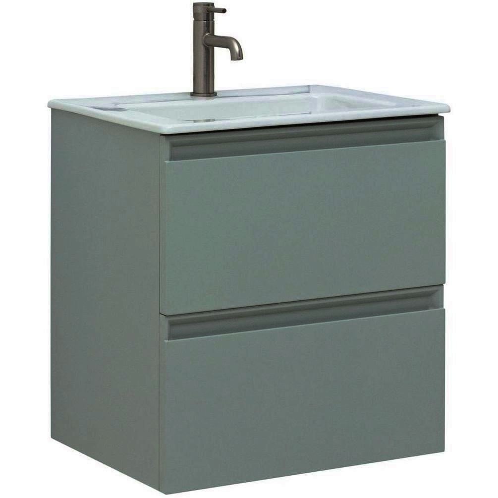 Тумба под раковину Allen Brau Eclipse 1.E1001.CGM 2.0 60 см (олива матовый) подвесная