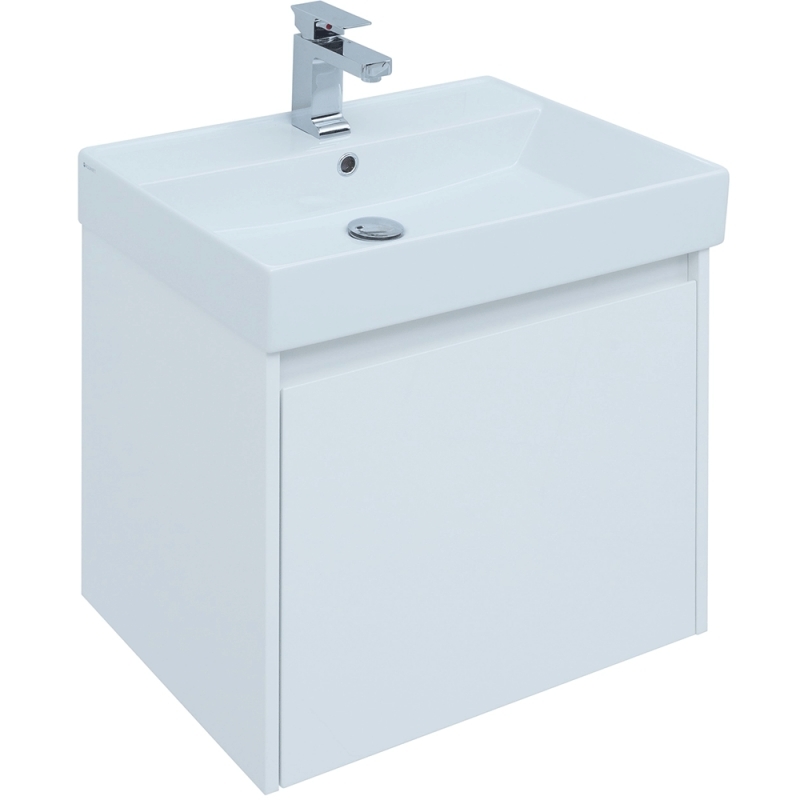 Тумба под раковину Aquanet Nova Lite 60 см (белый) 1 ящик подвесная