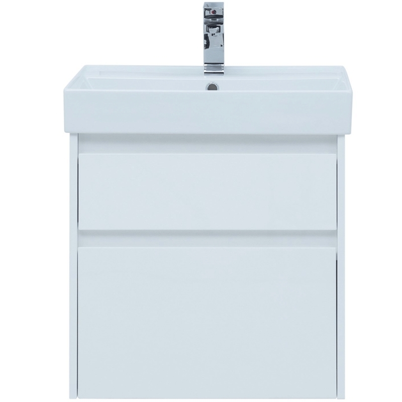 Тумба под раковину Aquanet Nova Lite 60 см (белый) 2 ящика подвесная