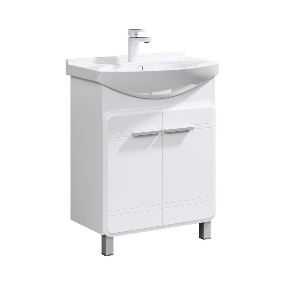 Тумба под раковину Aqwella Корсика Kor.01.06 60 см (белый) напольная