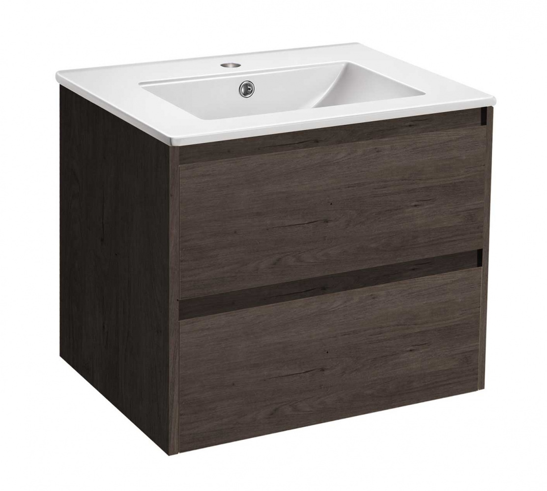 Тумба под раковину Vincea Gio VMC-2G600RO 60 cм (R.Oak) подвесная