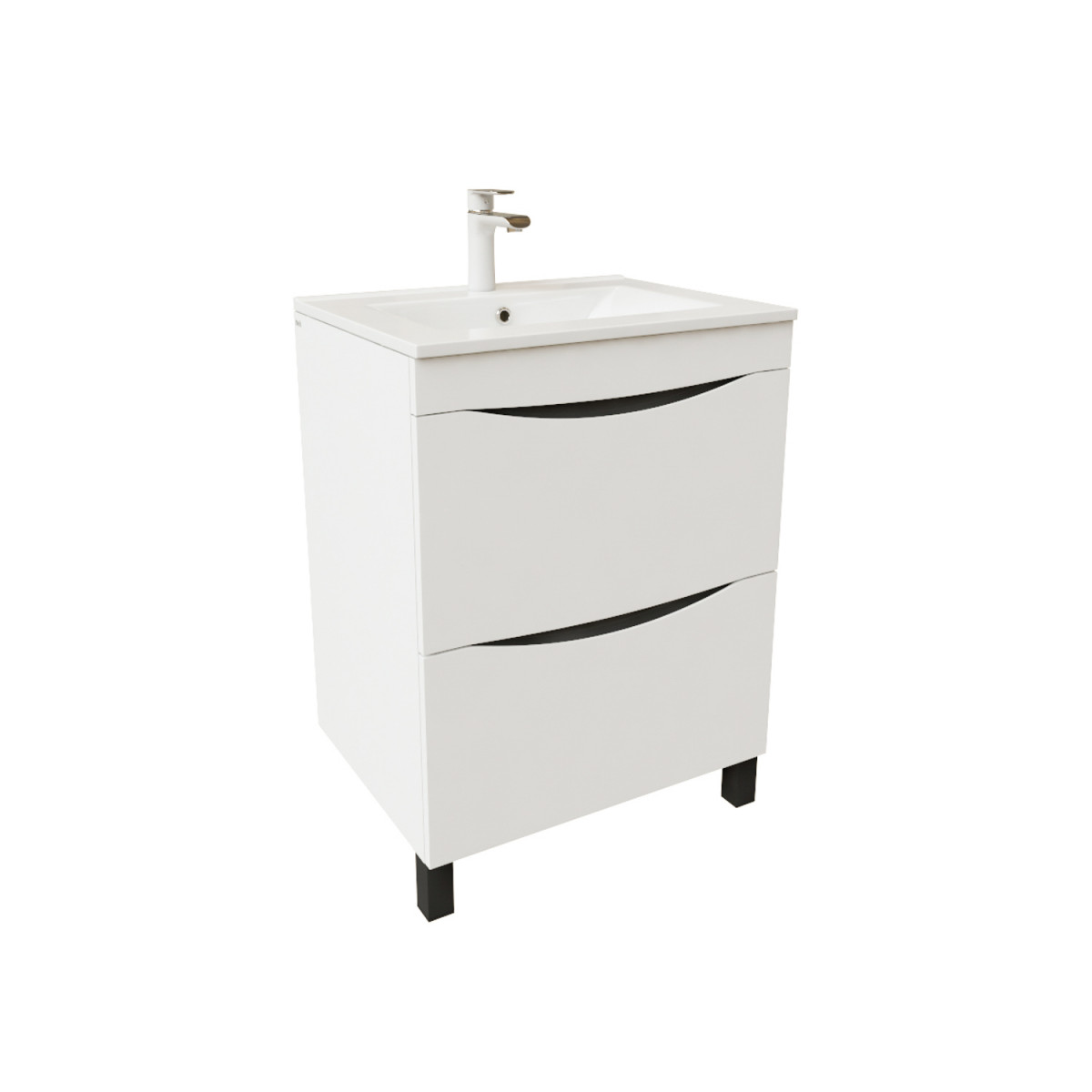 Тумба под раковину IDDIS Cloud CLO60WFi95 60 см (белый) напольная