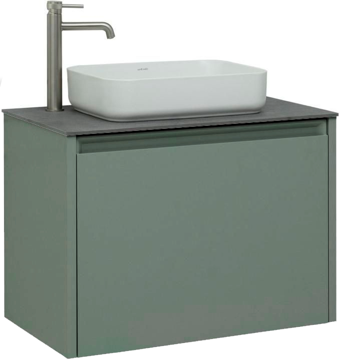 Тумба под раковину Allen Brau Fantasy 1.11002.CGM 2.0 80 см (олива матовый) подвесная