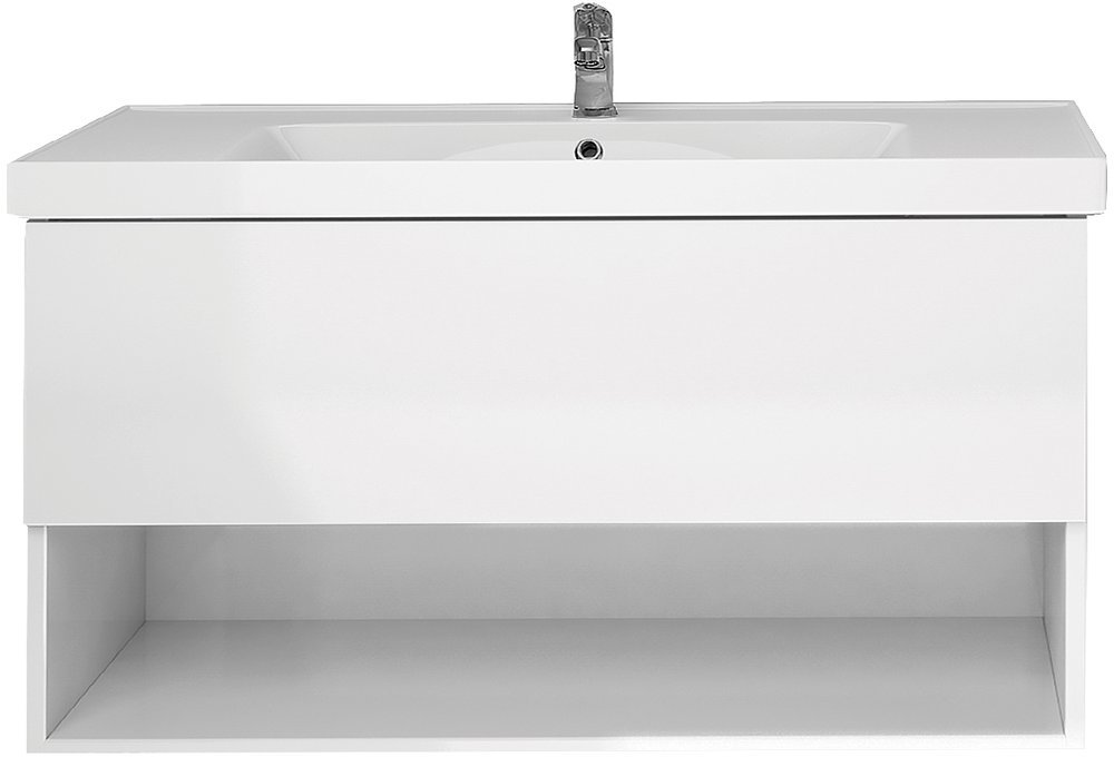 Тумба под раковину Dreja Perfecto 90 см (белый) подвесная