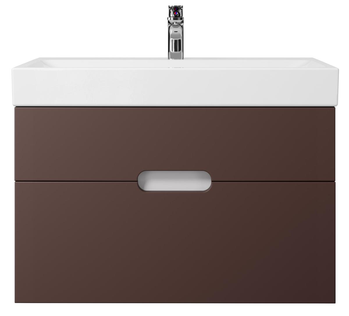 Тумба под раковину Creto Malibu Chocolate 80 7-1078C