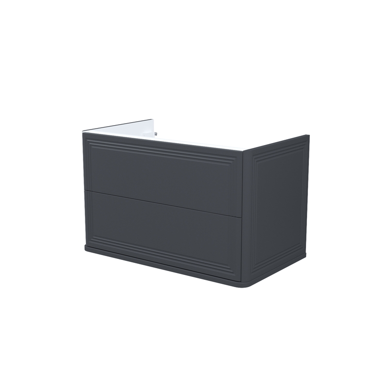 Тумба под раковину IDDIS Oxford Neo OXN80D0i95 80 см (темно-серый) подвесная
