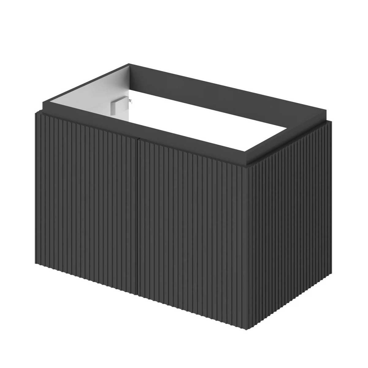 Тумба под раковину Итана BAND 4657826222589 80 см (графит) подвесная