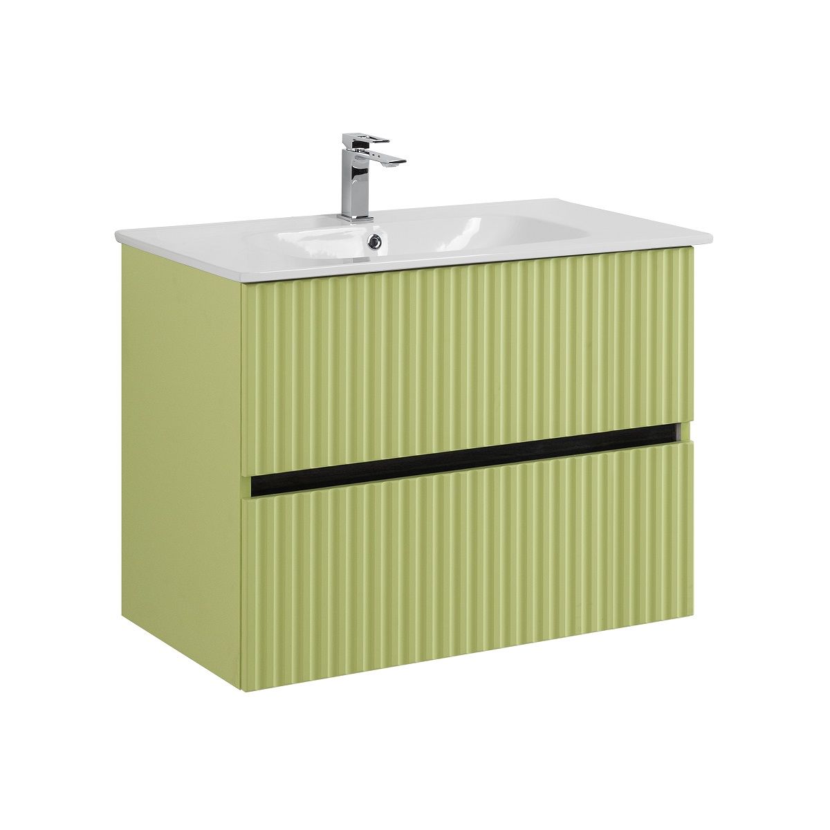 Тумба под раковину Art&Max Torino AM-TORINO-800-2C-SO-MN-P 80 см (мята) подвесная