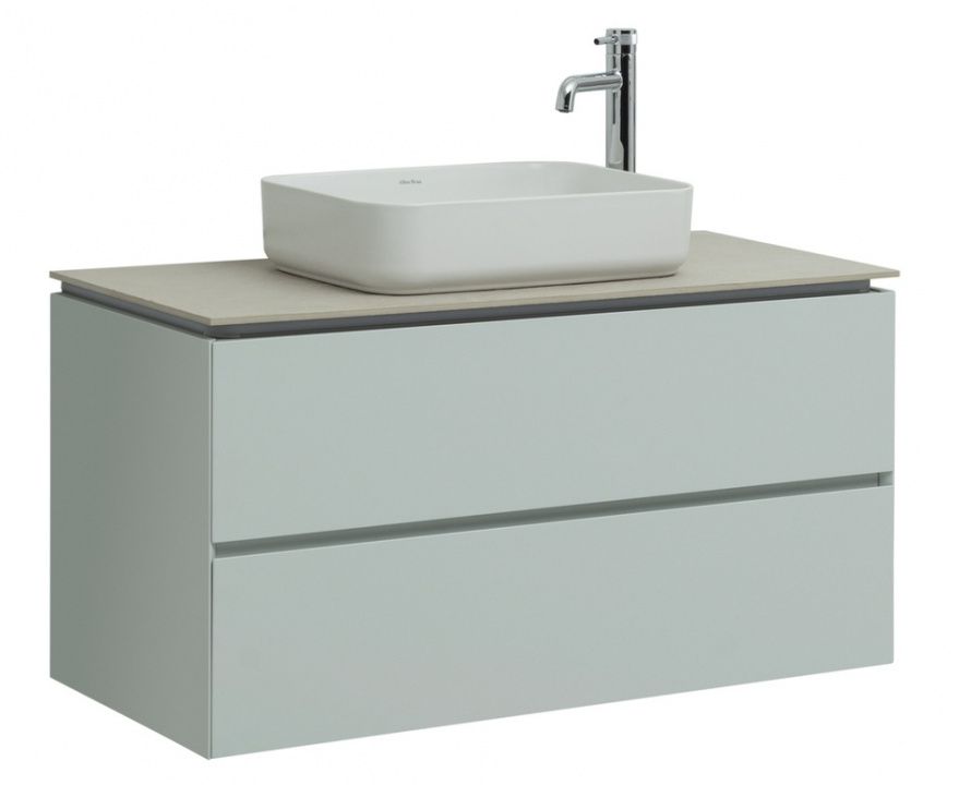 Тумба под раковину Allen Brau Infinity 1.21003.PWM 100 см (папирус матовый) подвесная