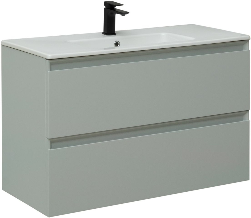 Тумба под раковину Allen Brau Eclipse 1.E1003.PWM 2.0 100 см (папирус матовый) подвесная