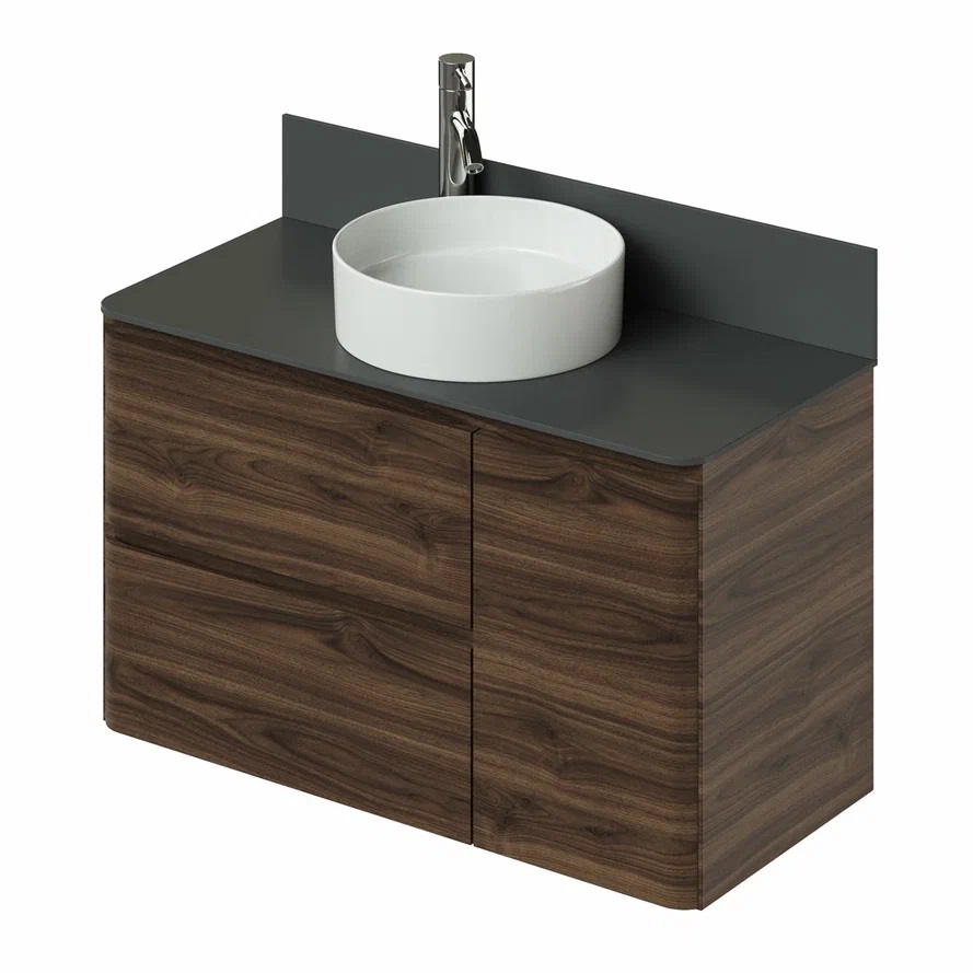 Тумба со столешницей Итана Roberto 4657834371873 100 см (орех пекан шоколад стронг) подвесная