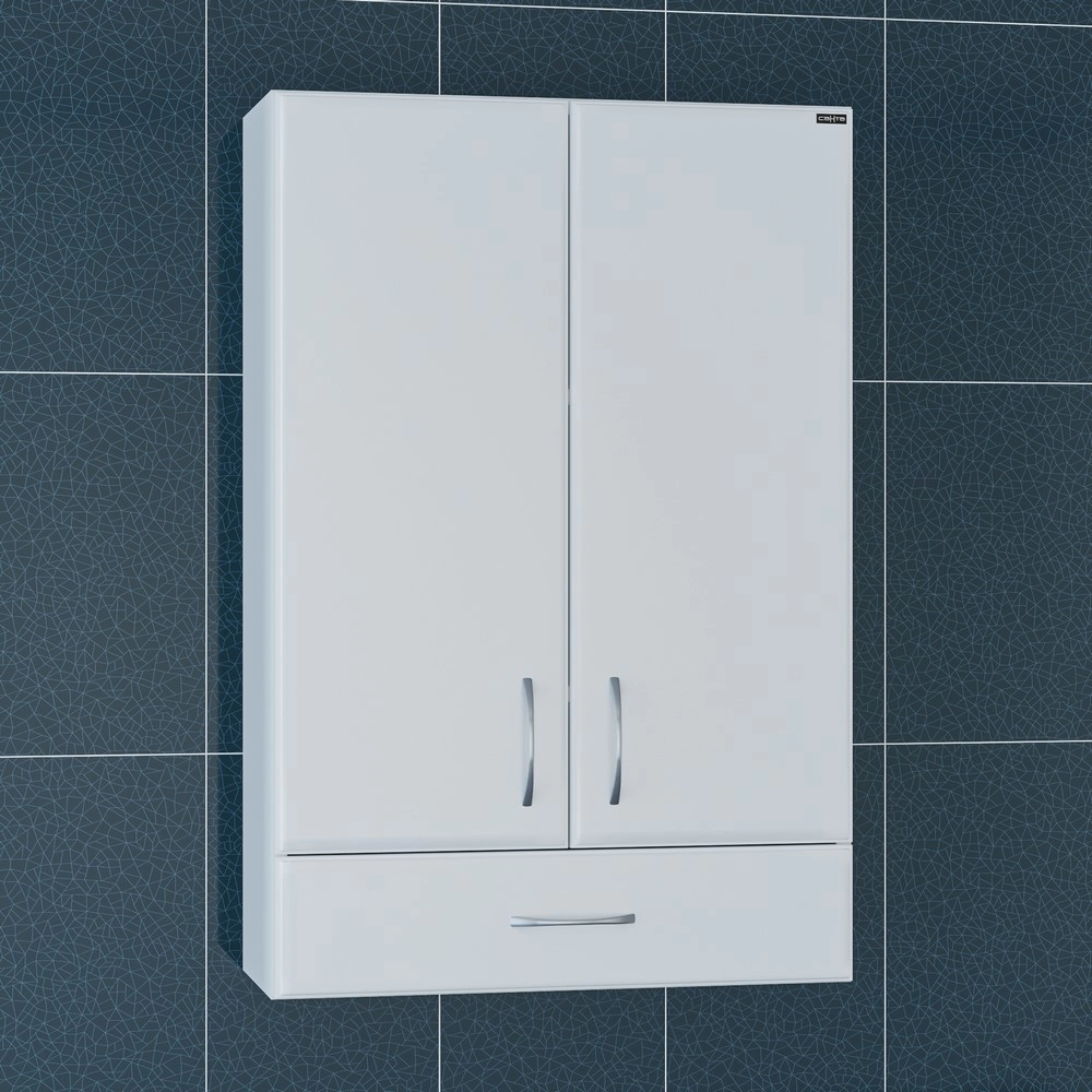 Шкаф СанТа Стандарт 401012 60 см (белый) над стиральной машиной