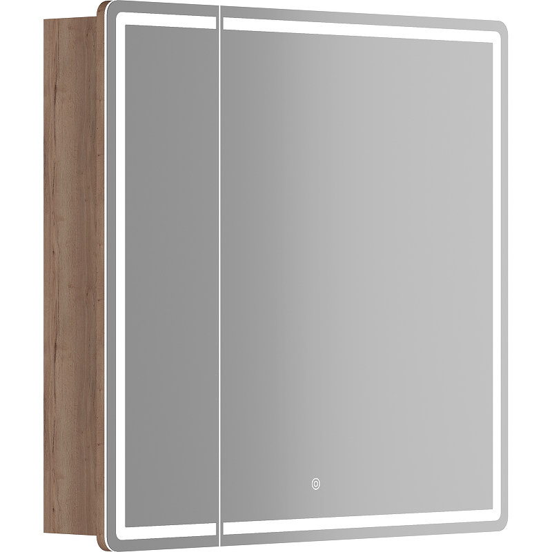 Зеркальный шкаф Sancos Mirror MI80EG 790*740 мм (LED) дуб галифакс