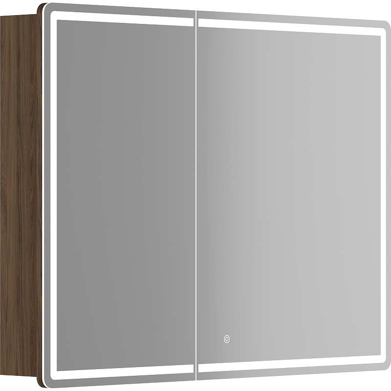 Зеркальный шкаф Sancos Mirror MI100ECH 990*740 мм (LED) дуб чарльстон