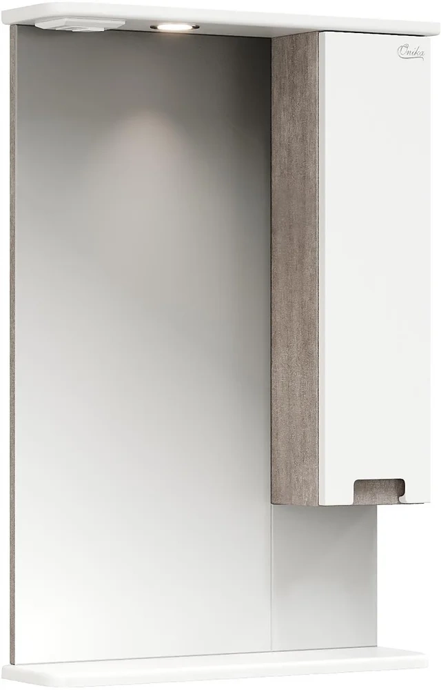 Зеркальный шкаф Onika Харпер 205216 520*860 мм (LED) белый R