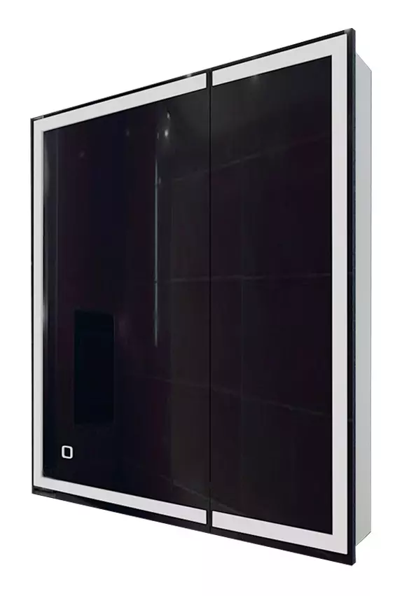 Зеркальный шкаф Azario Minio 1Л CS00075842 700*800 мм (LED) белый L