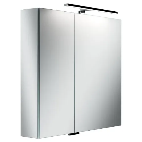 Зеркальный шкаф Sancos Hilton Z800 80*74 см (LED) хром
