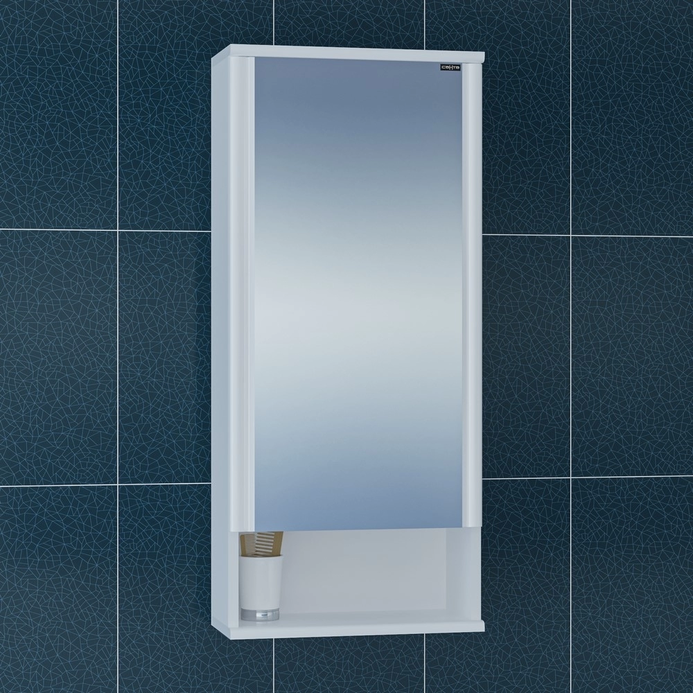 Зеркальный шкаф СанТа Вегас 400*900 мм (белый)