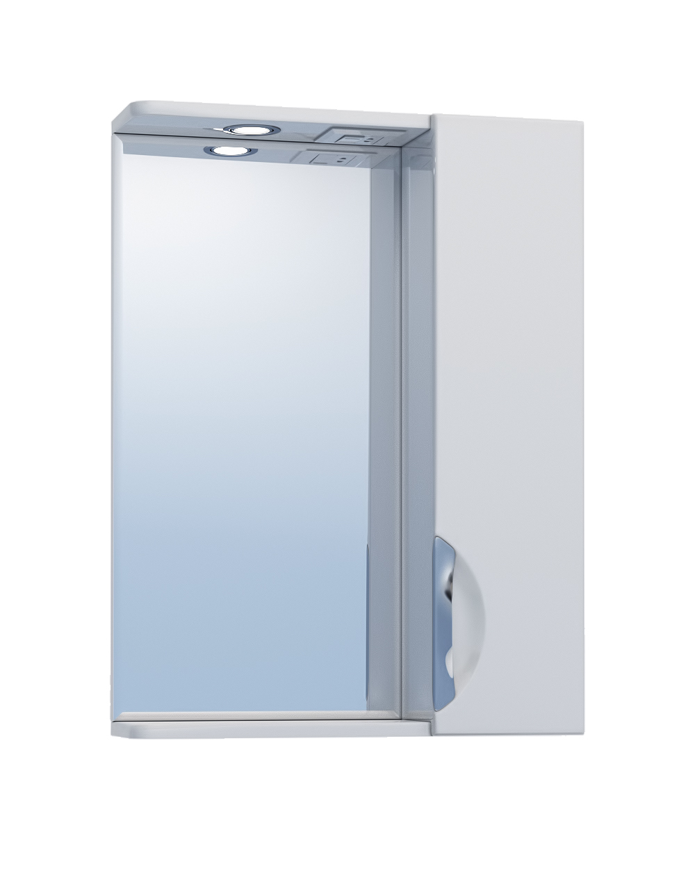 Зеркальный шкаф Vigo Callao 500*700 мм (LED) белый R