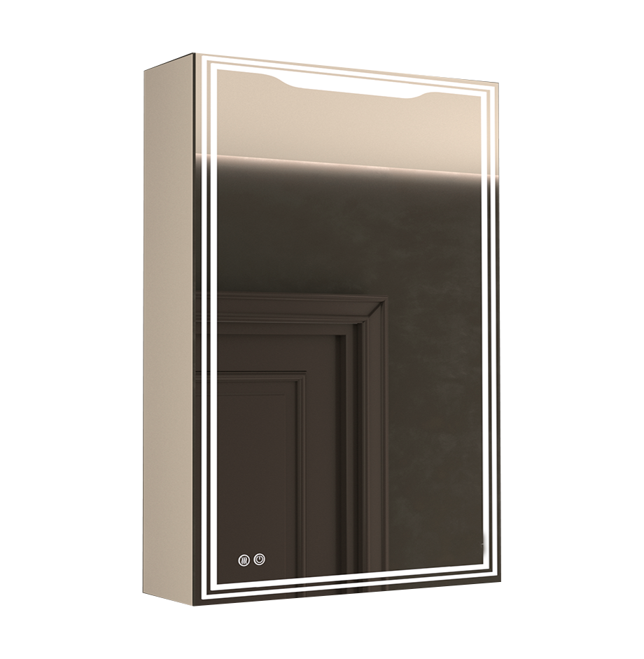 Зеркальный шкаф Art&Max Merano AM-Mer-500-800-1D-R-DS-F 500*800 мм (LED, подогрев) R