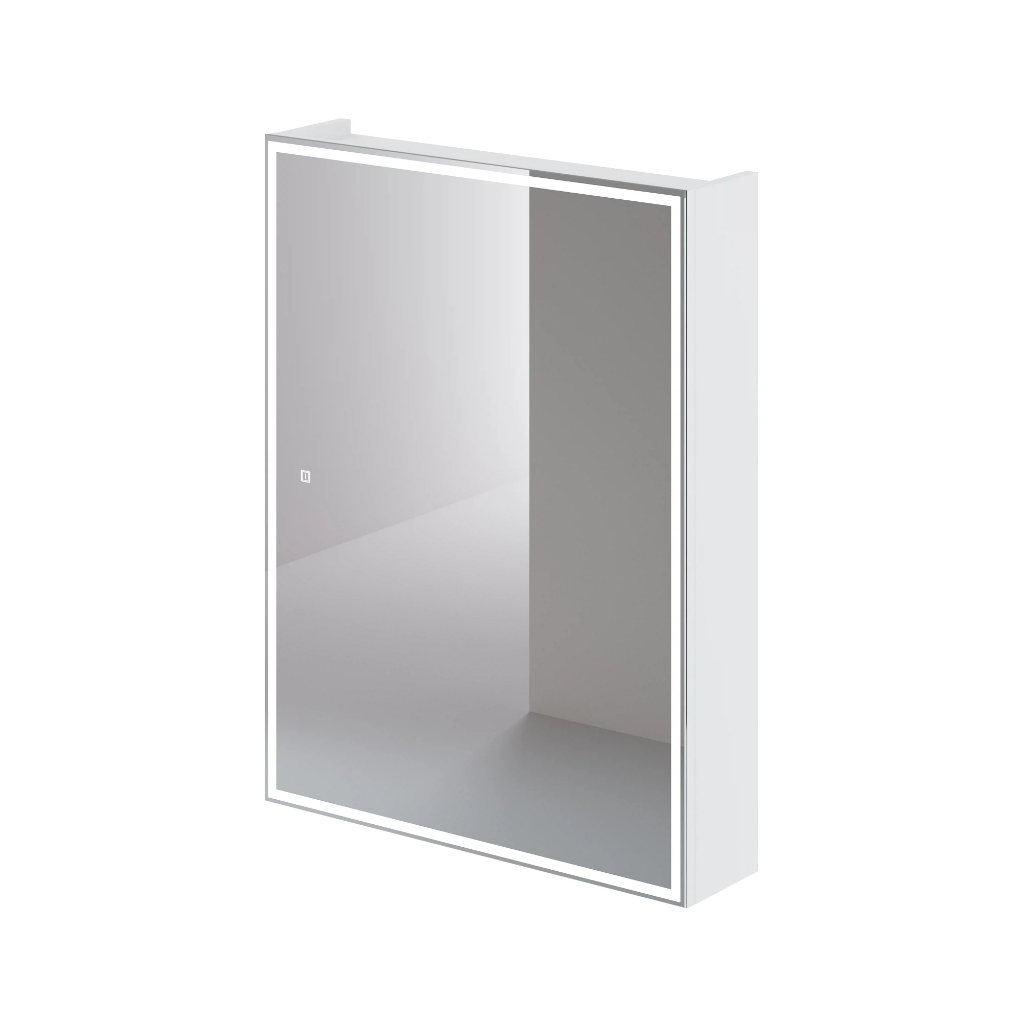 Зеркальный шкаф Итана Luce 4657792953678 600*790 мм (белый) с подсветкой