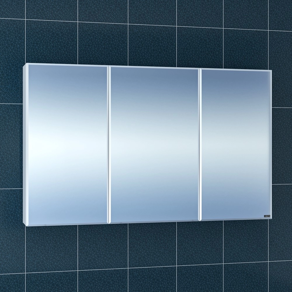Зеркальный шкаф СанТа Стандарт 1200*730 мм (белый)