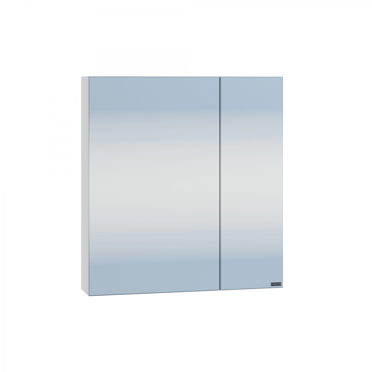 Зеркальный шкаф СанТа Аврора 700333 600*650 мм (белый)