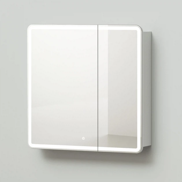 Зеркальный шкаф Итана Miro 80 4657773600812 800*790 мм (белый) с подсветкой