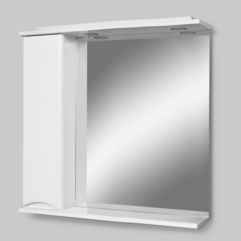 Зеркальный шкаф AM.PM Like L M80MPL0801WG 80 см (белый)