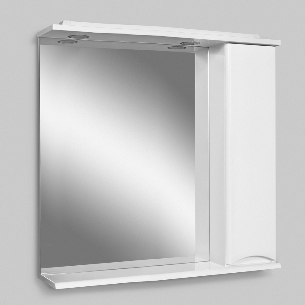 Зеркальный шкаф AM.PM Like R M80MPR0801WG 80 см (белый)