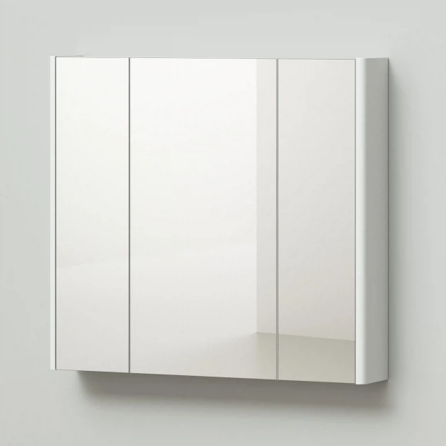 Зеркальный шкаф Итана Nais 90 4657773604742 880*800 мм (белый матовый)