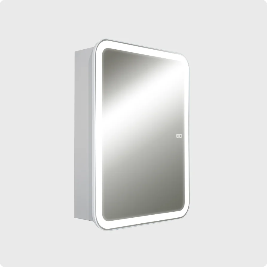 Зеркальный шкаф AQUAme AQM9202 600*800 мм (LED,подогрев)