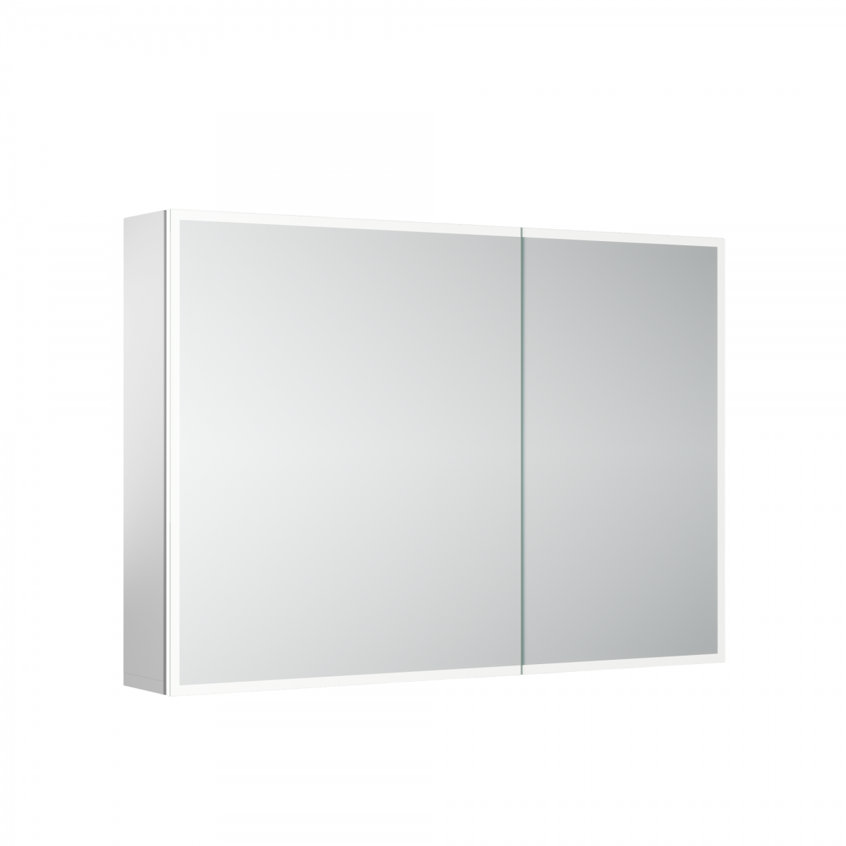 Зеркальный шкаф Sancos Evoke SC80100 1000*700 мм (LED) серый матовый