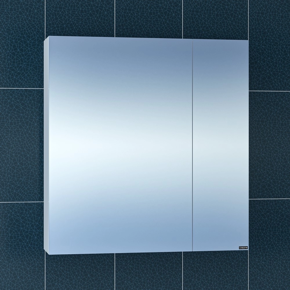 Зеркальный шкаф СанТа Стандарт 700*730 мм (белый)
