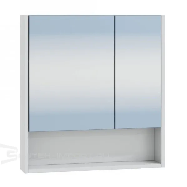Зеркальный шкаф СанТа Сити 700337 600*650 мм (белый)