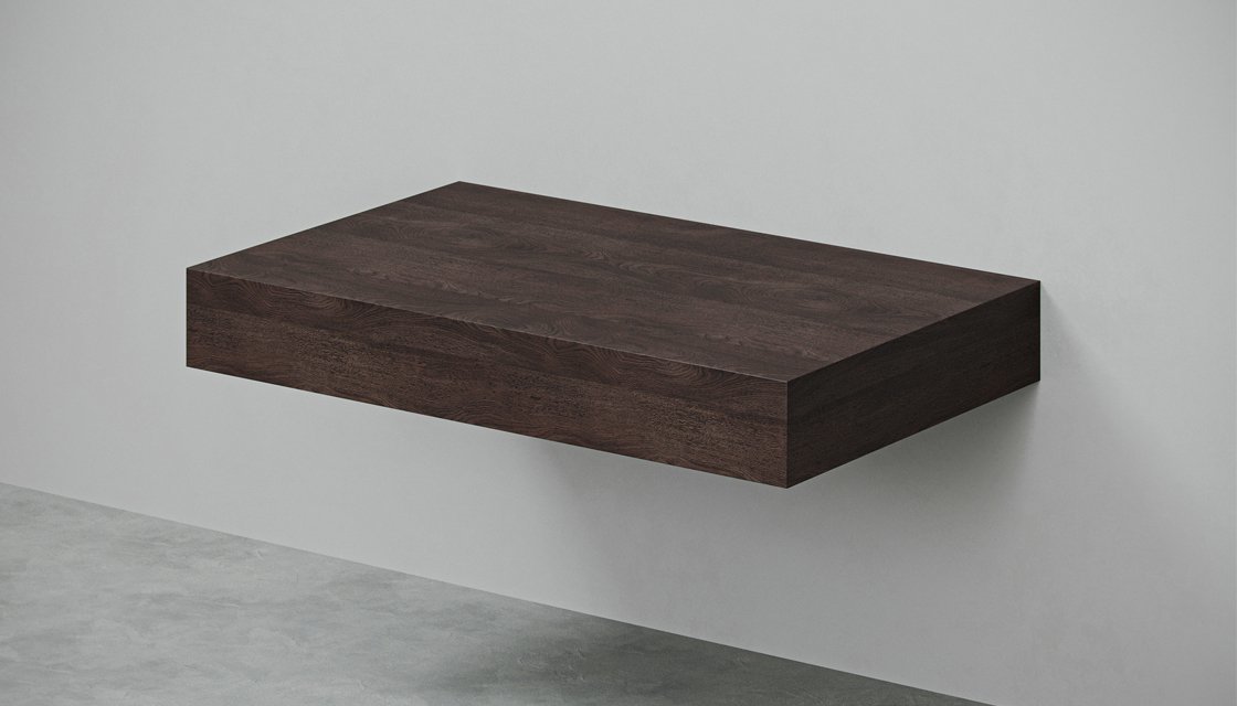 Столешница под раковину Velvex Unit 80 см (дуб карпентер)