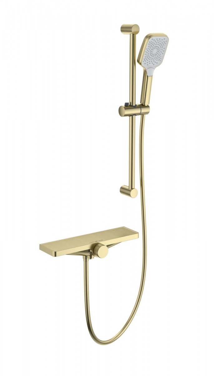 Смеситель для ванны с душем Wonzon & Woghand Onix WW-B2551-A-BG (брашированное золото)